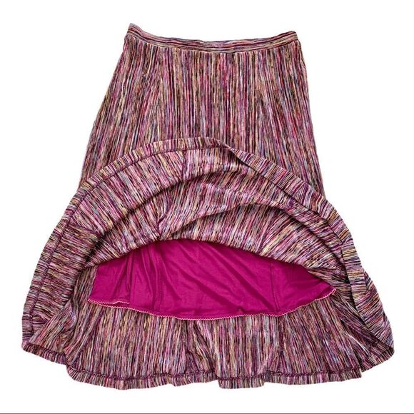 Maeve Wynne Rainbow Stretch Knit Midi Skrit - Picture 3 of 6